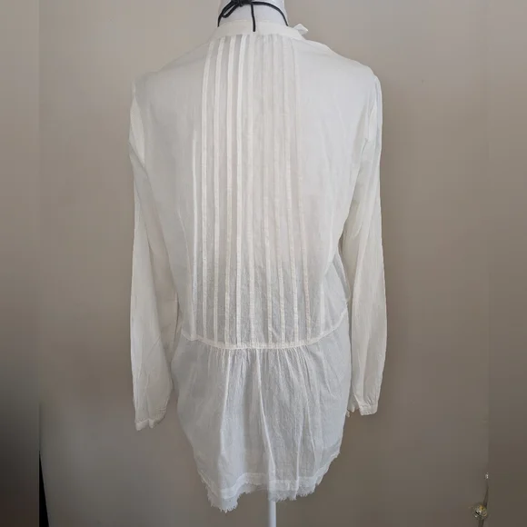 Cottagecore Cotton Tunic With Ruffles - Picture 10 of 15
